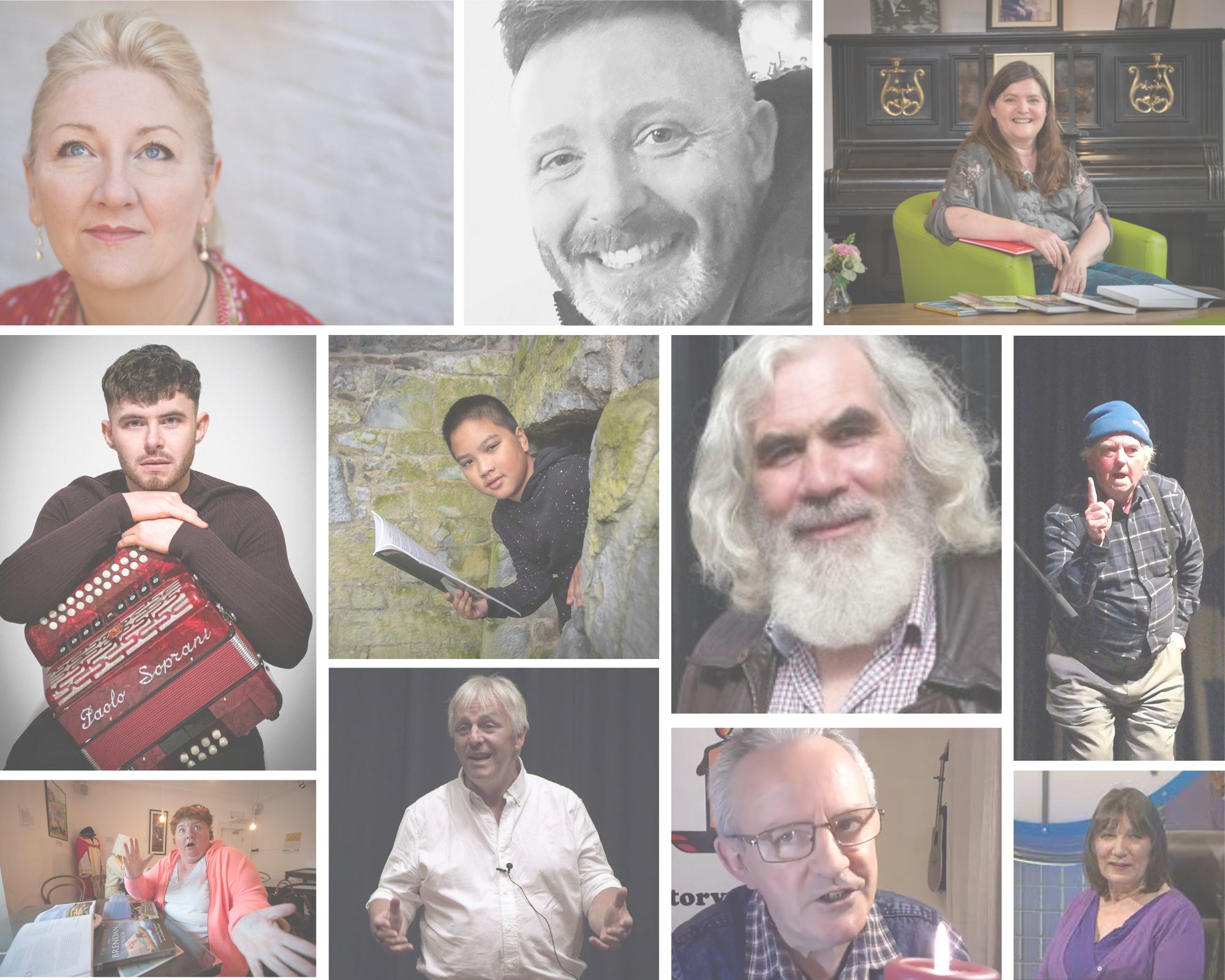 2023 Storytelling Festival Photo Collage Faded