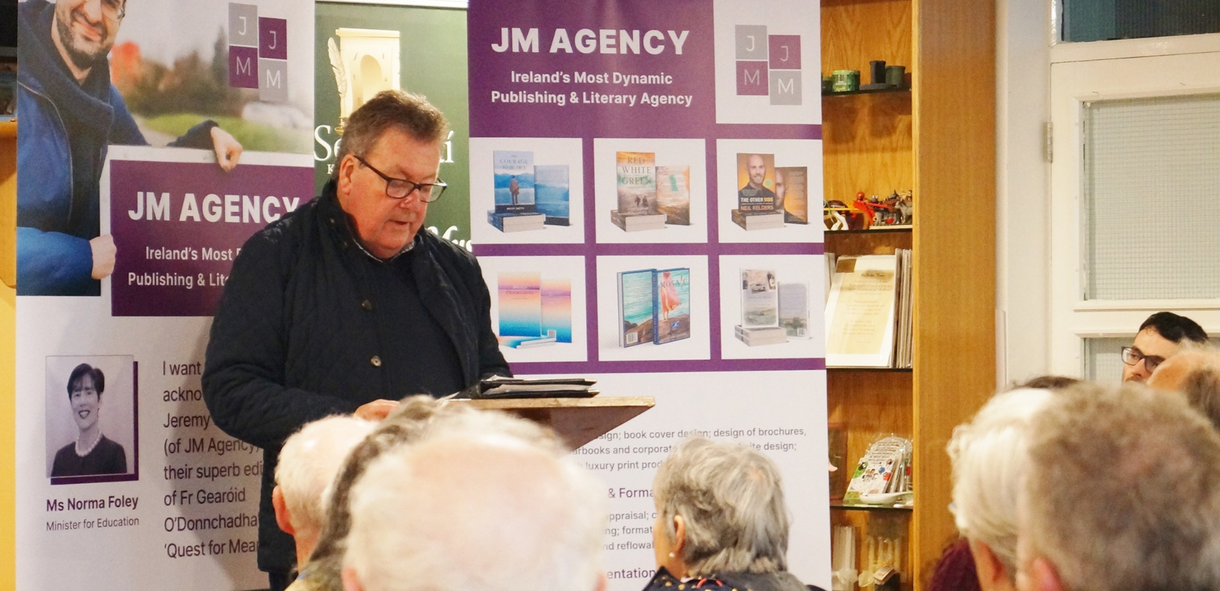 Joe Lane Book Launch in Kerry Writers' Museum in Liastowel