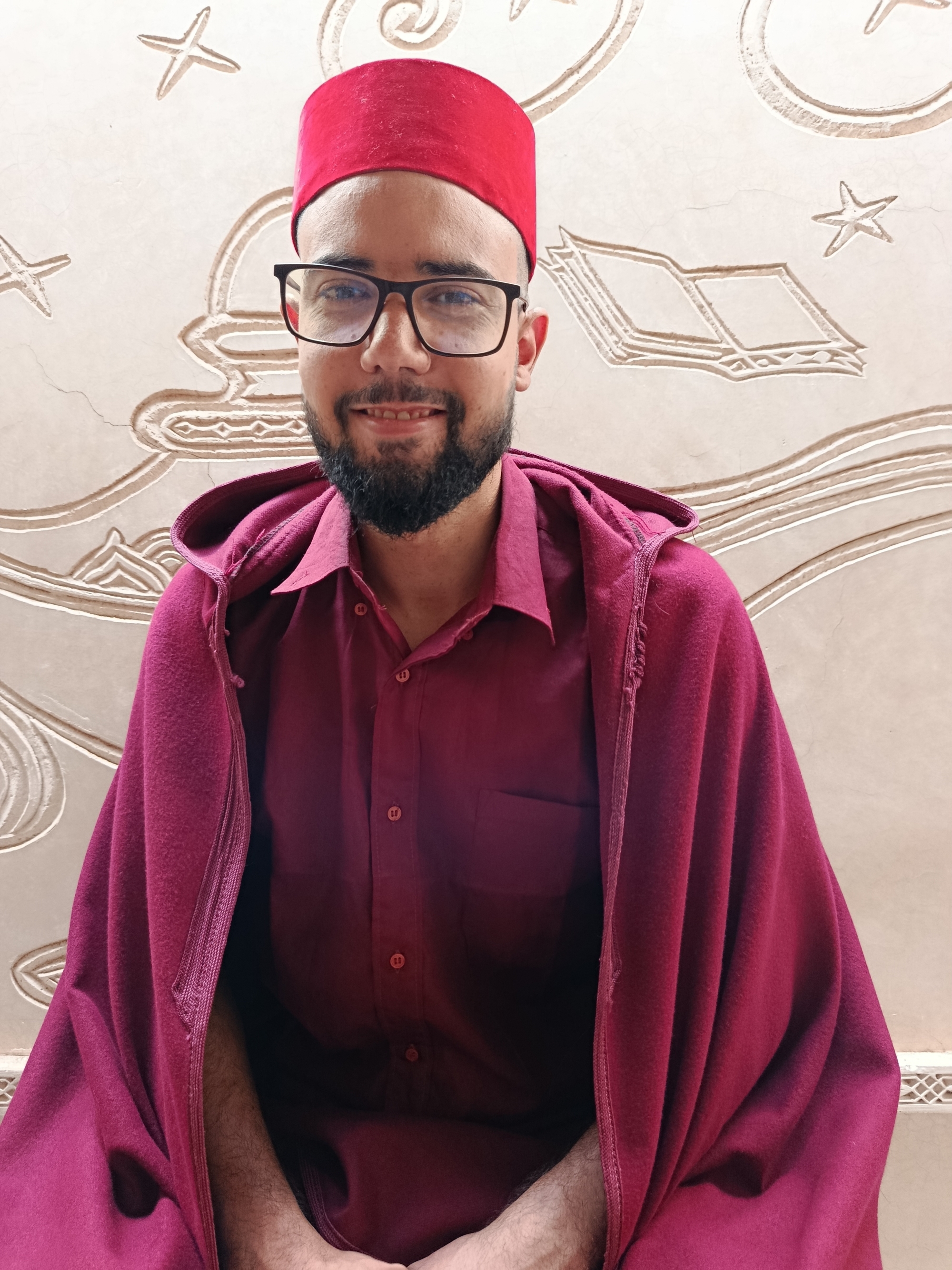 Moroccan storyteller Omar Belaarej