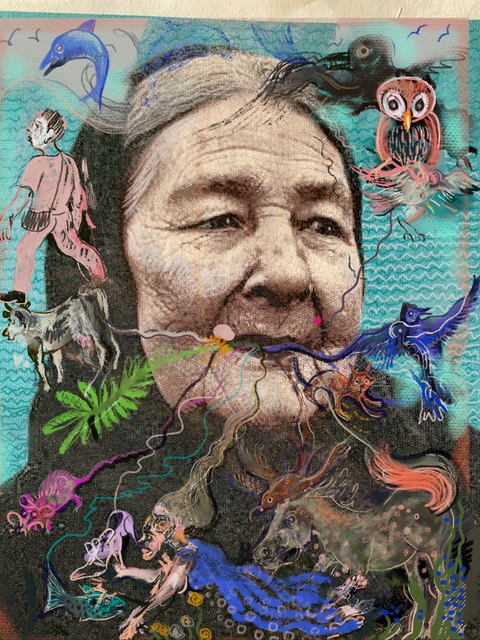 Peig Sayers image by Rita Duffy