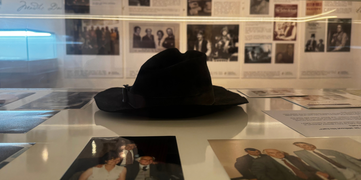 The seanchaí's hat: at the heart of Éamon Kelly: An Absolute Artist, which opened Listowel International Storytelling Festival 2026, Éamon Kelly's hat now has a permanent home at Kerry Writers' Museum, thanks to his children, Eoin and Sinéad Kelly.
